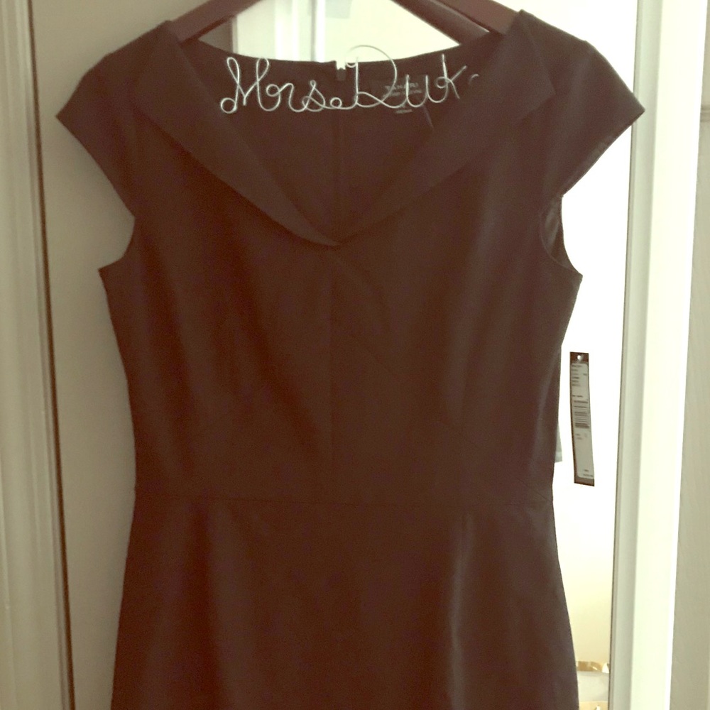 Black tailored dress